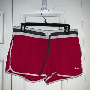 Pink nike shorts